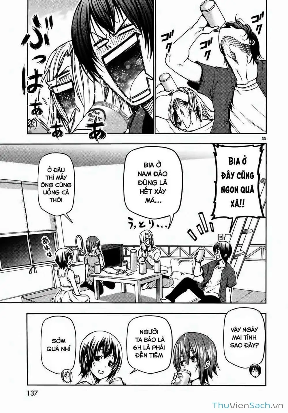 Truyện Tranh Cô Gái Thích Lặn - Grand Blue trang 3