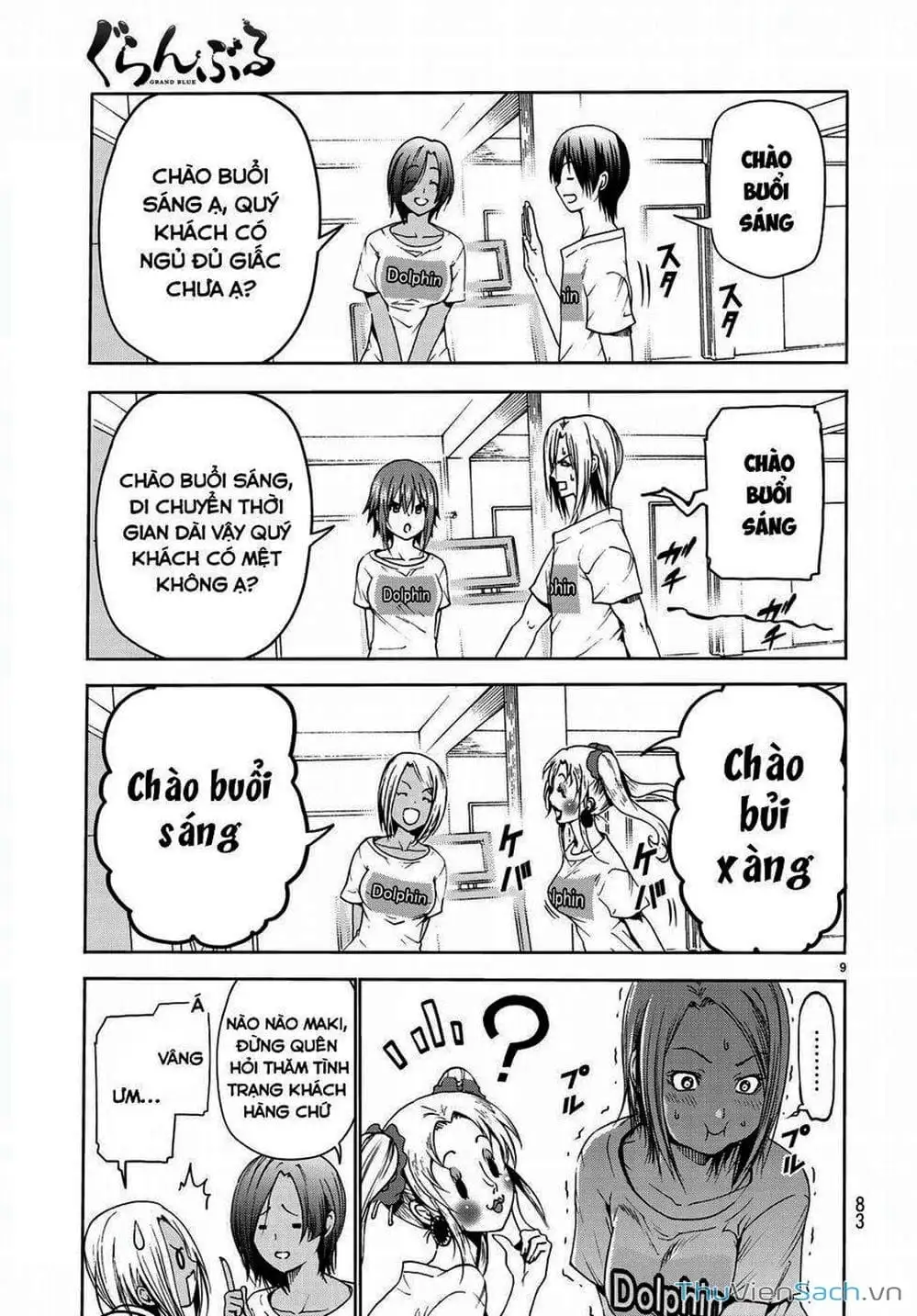 Truyện Tranh Cô Gái Thích Lặn - Grand Blue trang 3