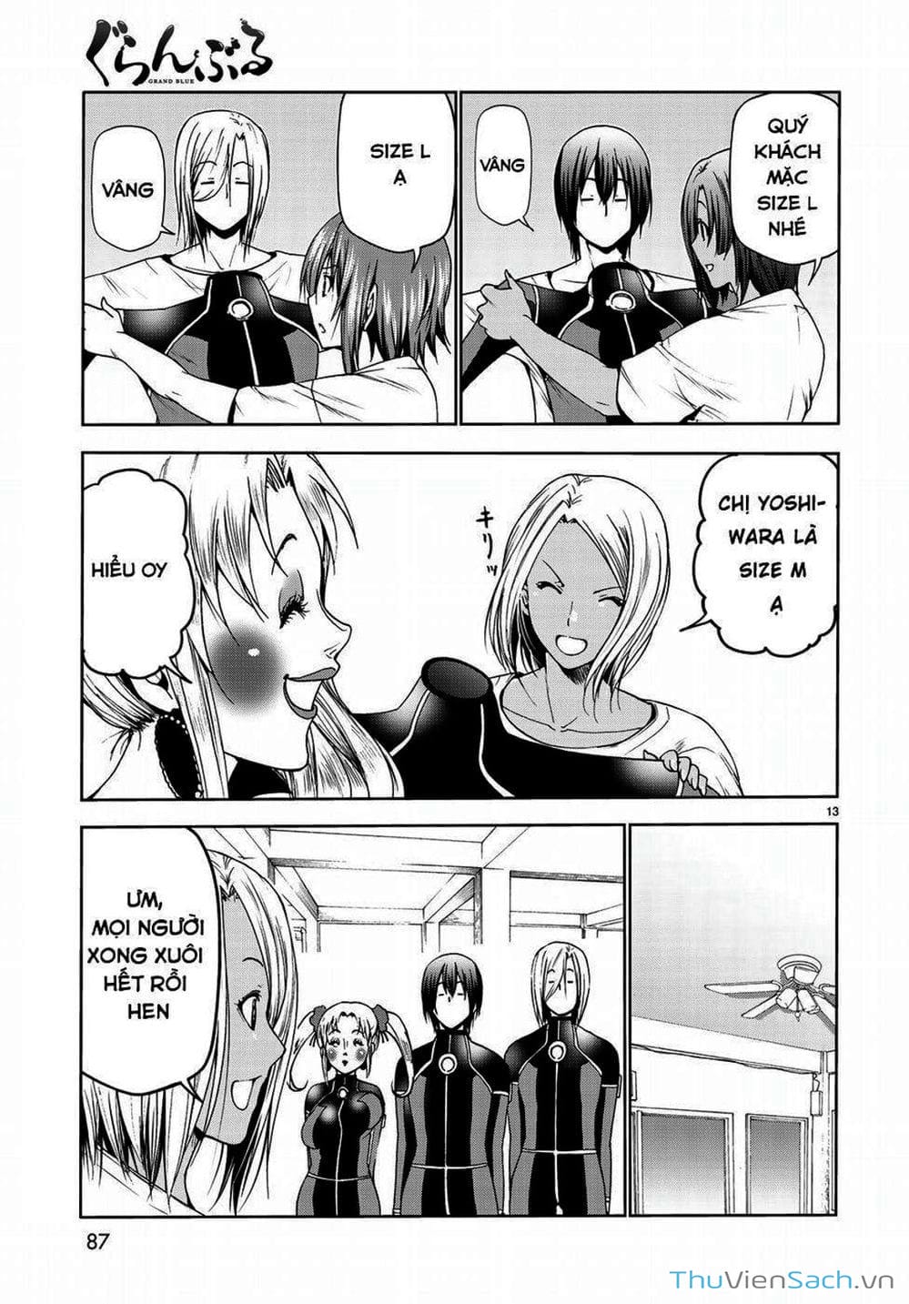 Truyện Tranh Cô Gái Thích Lặn - Grand Blue trang 3