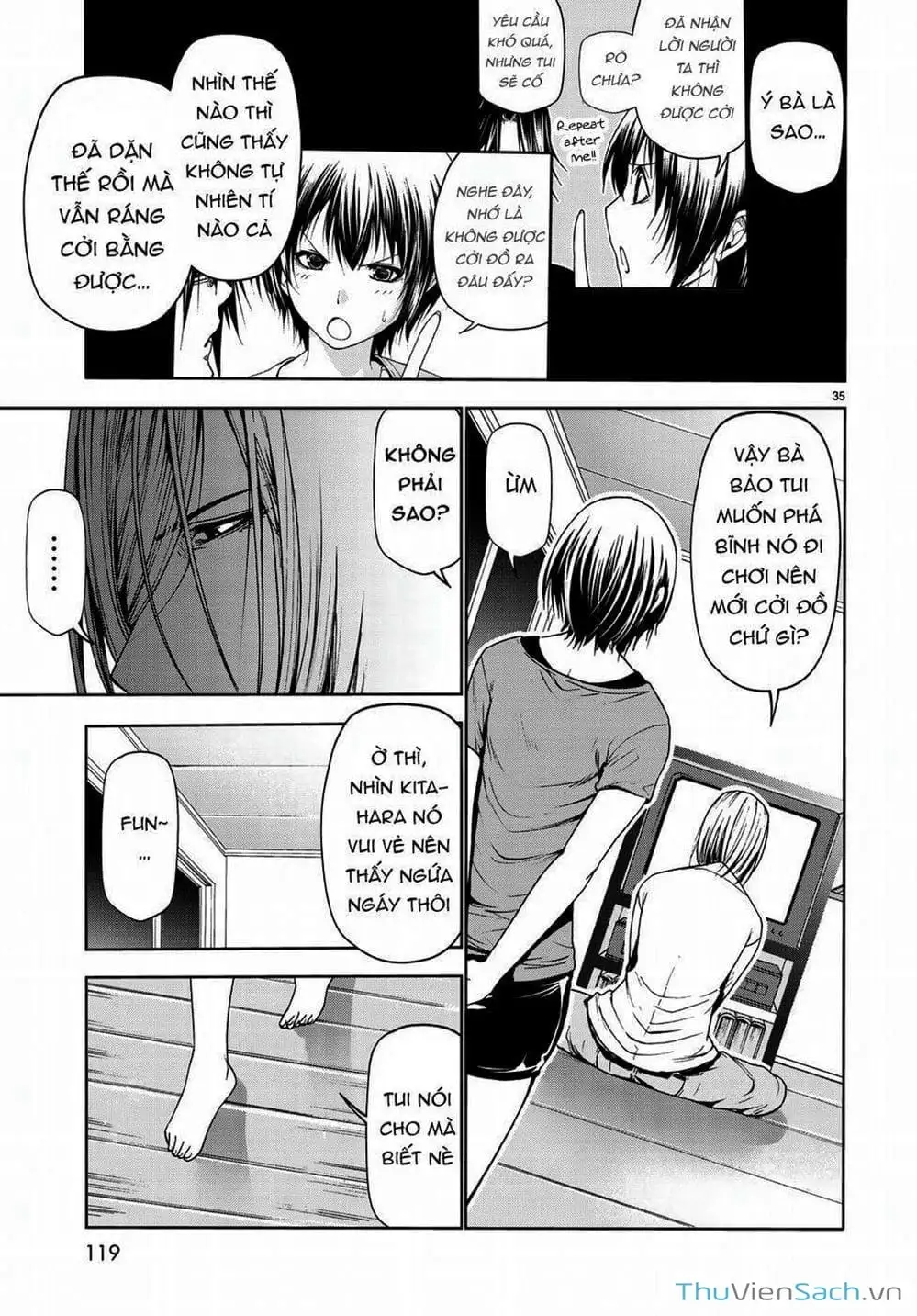 Truyện Tranh Cô Gái Thích Lặn - Grand Blue trang 3