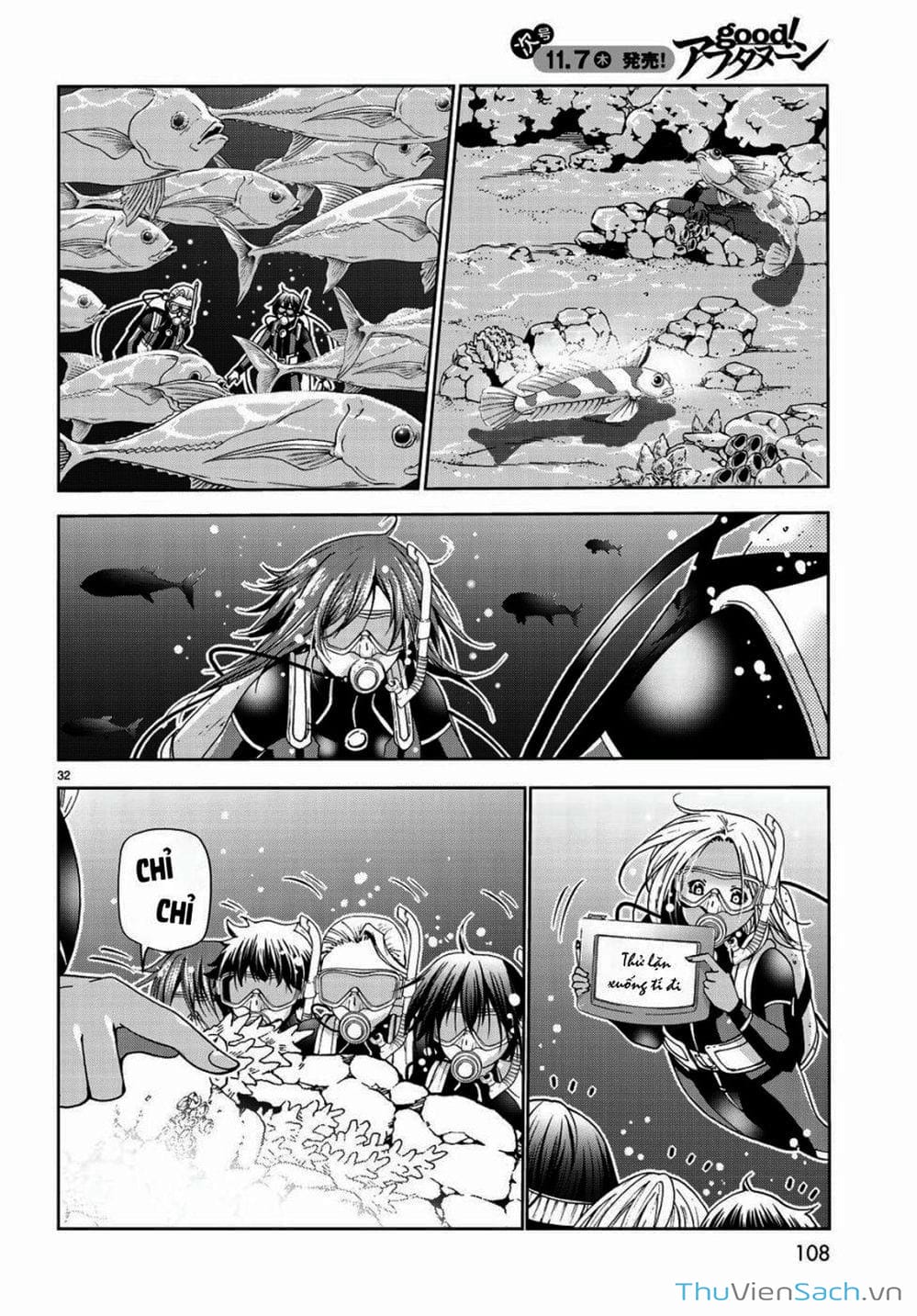 Truyện Tranh Cô Gái Thích Lặn - Grand Blue trang 3