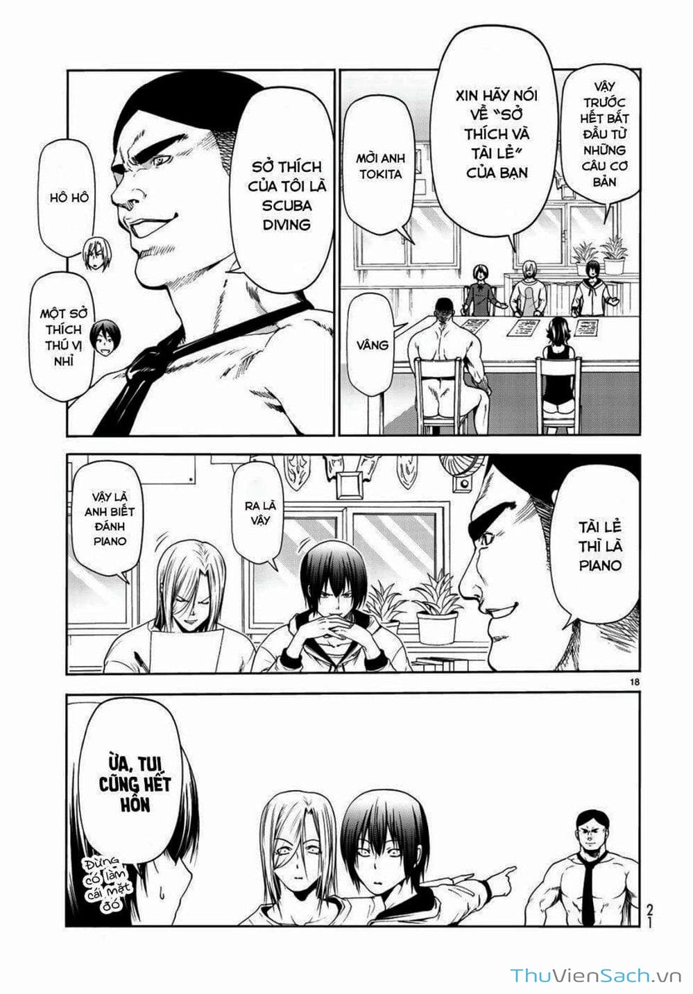 Truyện Tranh Cô Gái Thích Lặn - Grand Blue trang 3