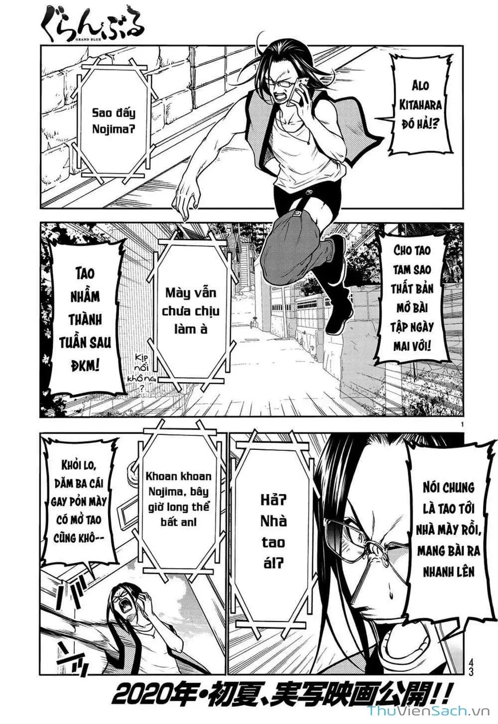 Truyện Tranh Cô Gái Thích Lặn - Grand Blue trang 3