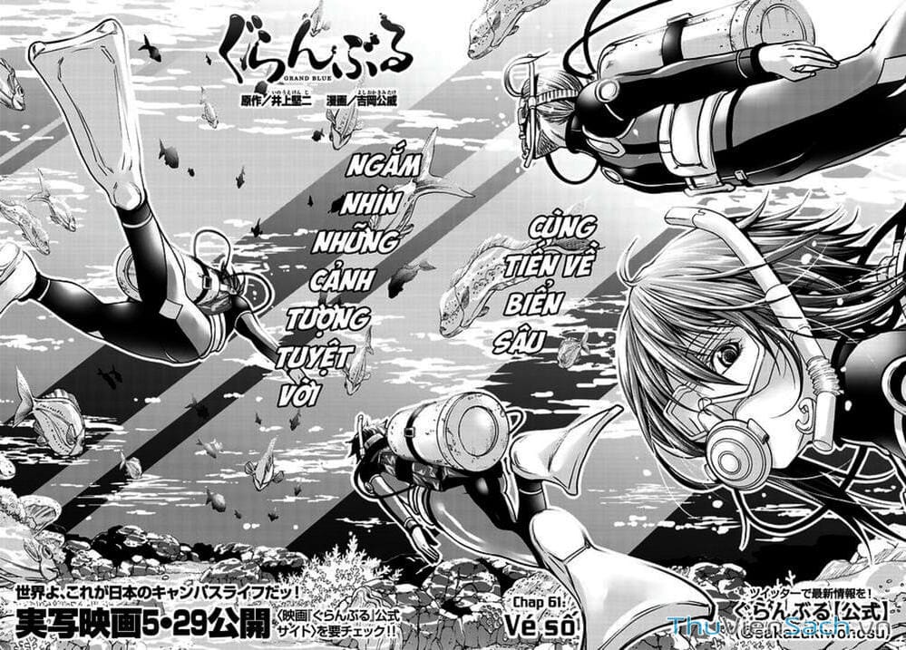 Truyện Tranh Cô Gái Thích Lặn - Grand Blue trang 3