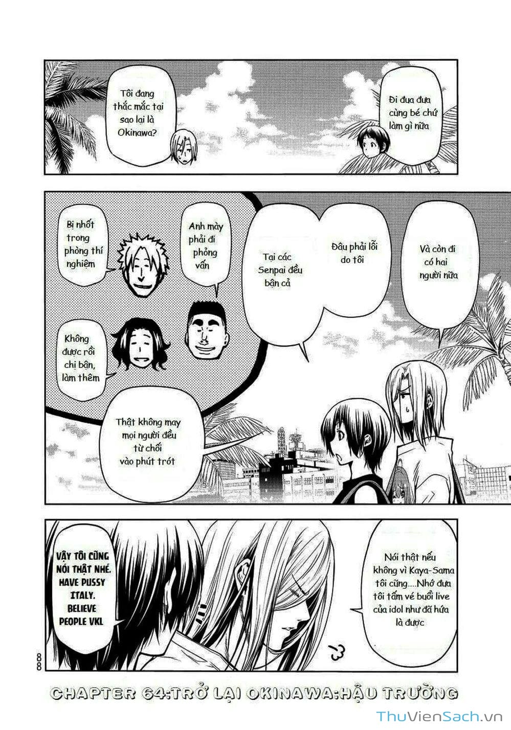 Truyện Tranh Cô Gái Thích Lặn - Grand Blue trang 3