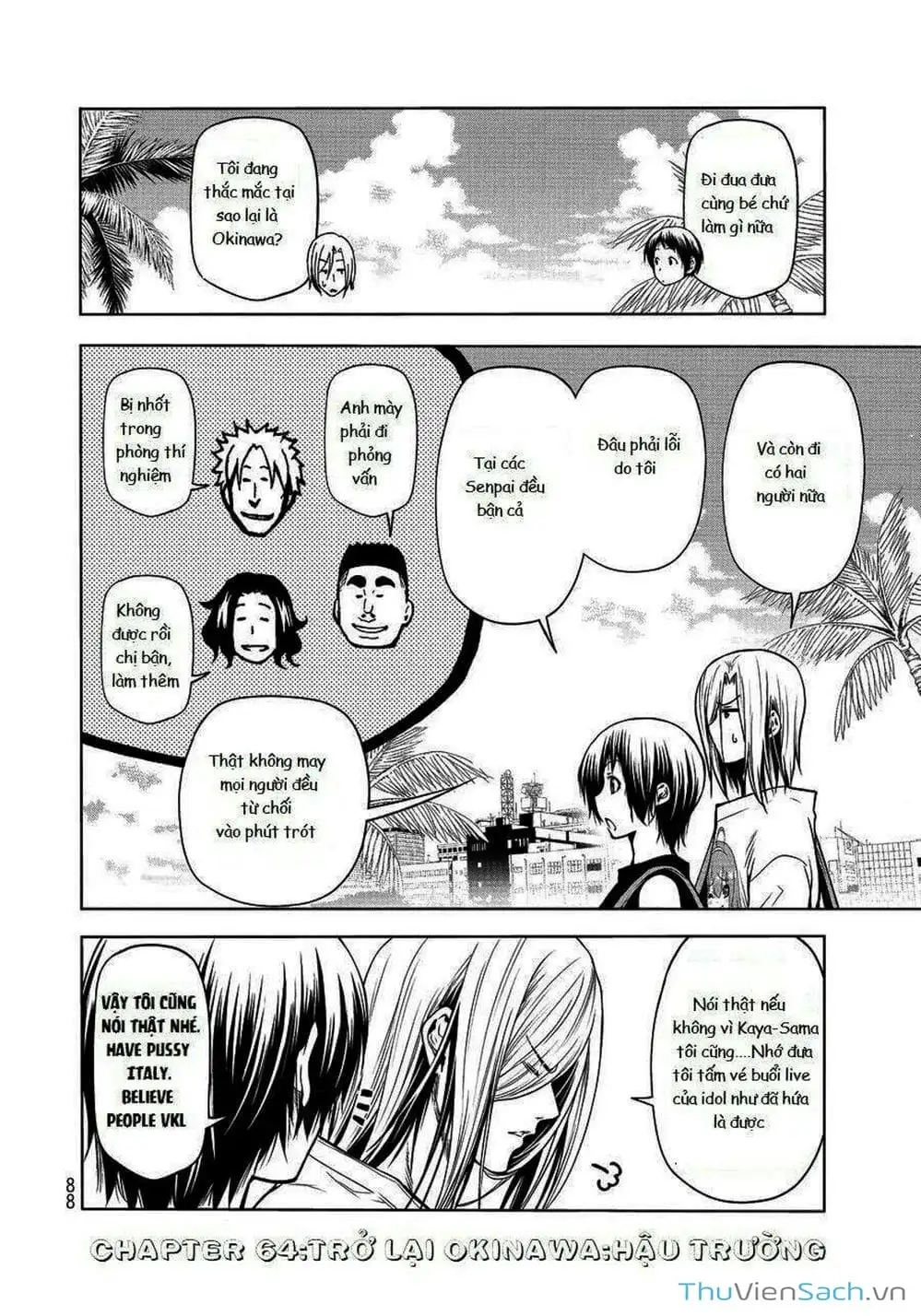 Truyện Tranh Cô Gái Thích Lặn - Grand Blue trang 3