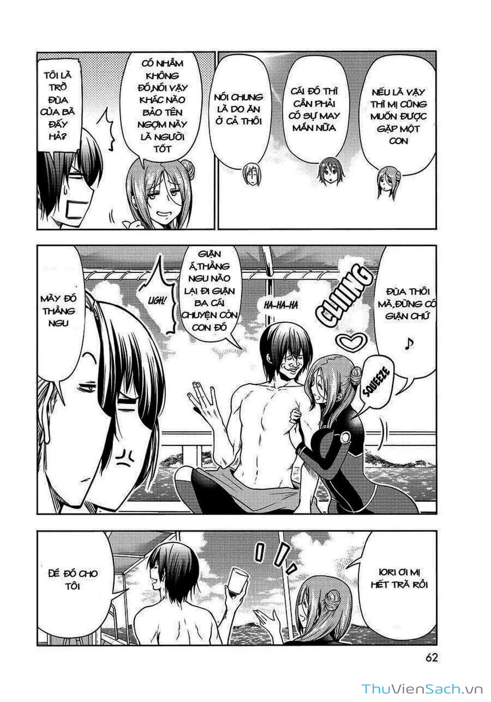 Truyện Tranh Cô Gái Thích Lặn - Grand Blue trang 3