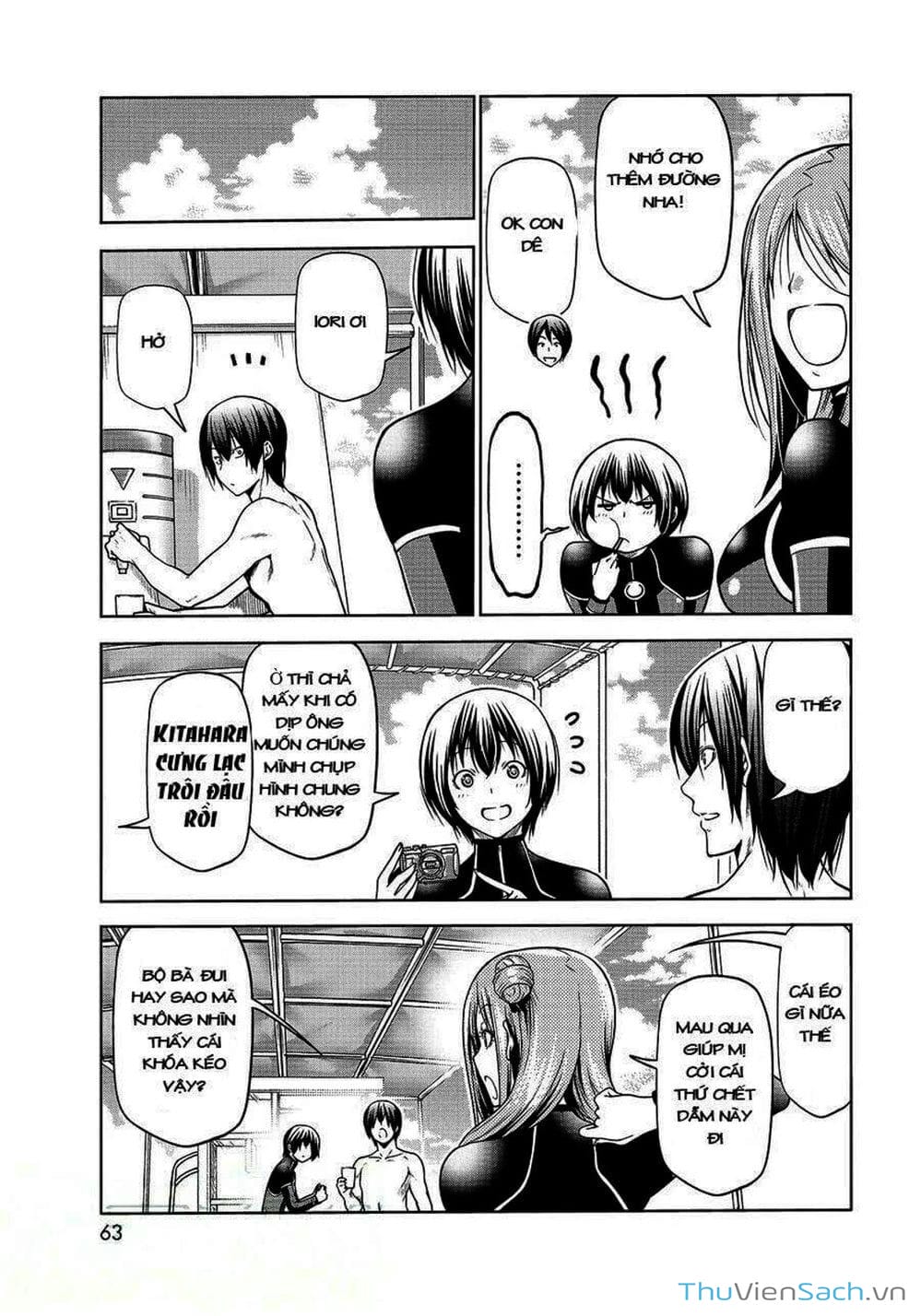 Truyện Tranh Cô Gái Thích Lặn - Grand Blue trang 3