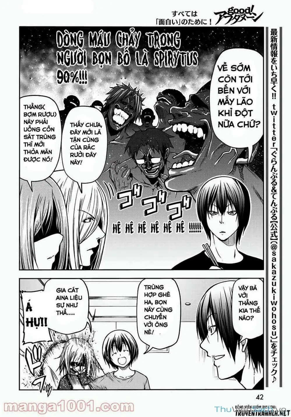 Truyện Tranh Cô Gái Thích Lặn - Grand Blue trang 3