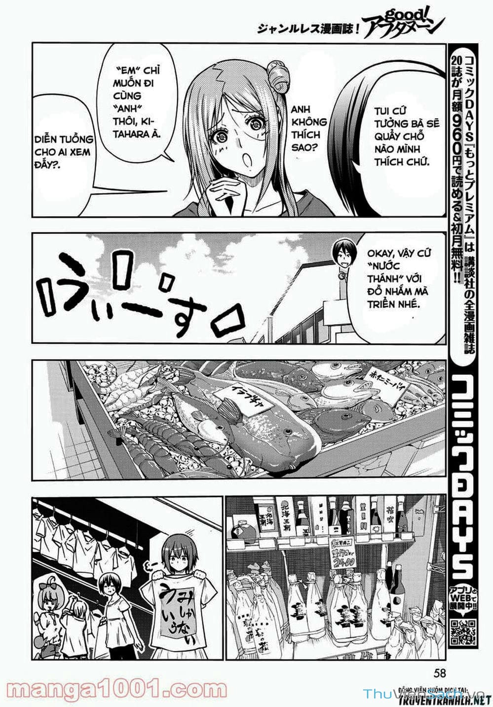 Truyện Tranh Cô Gái Thích Lặn - Grand Blue trang 3