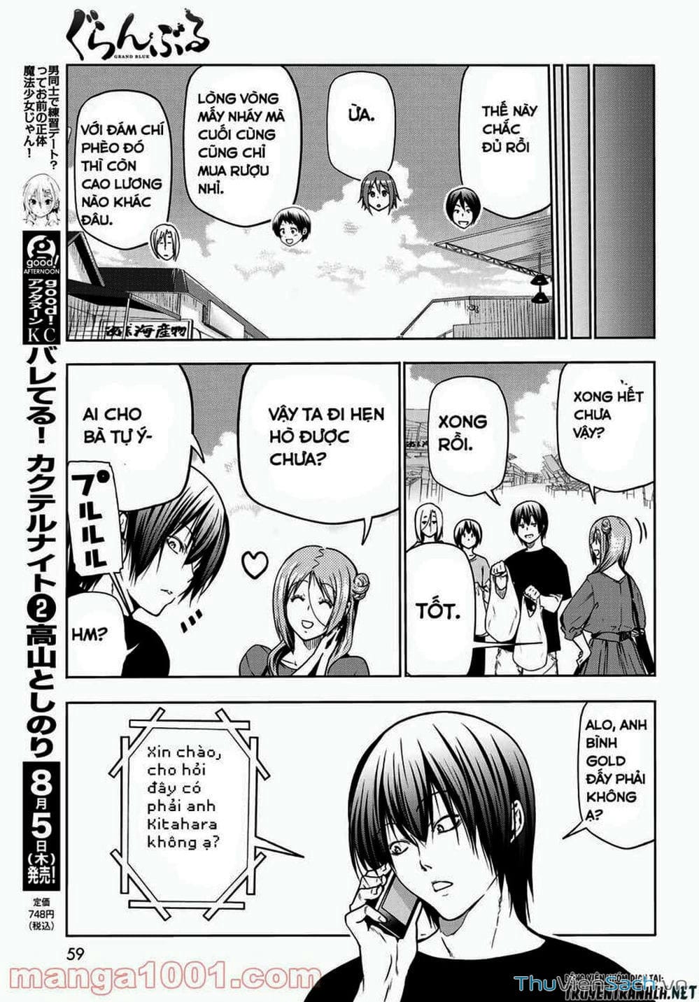 Truyện Tranh Cô Gái Thích Lặn - Grand Blue trang 3