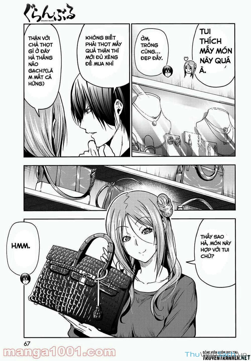 Truyện Tranh Cô Gái Thích Lặn - Grand Blue trang 3