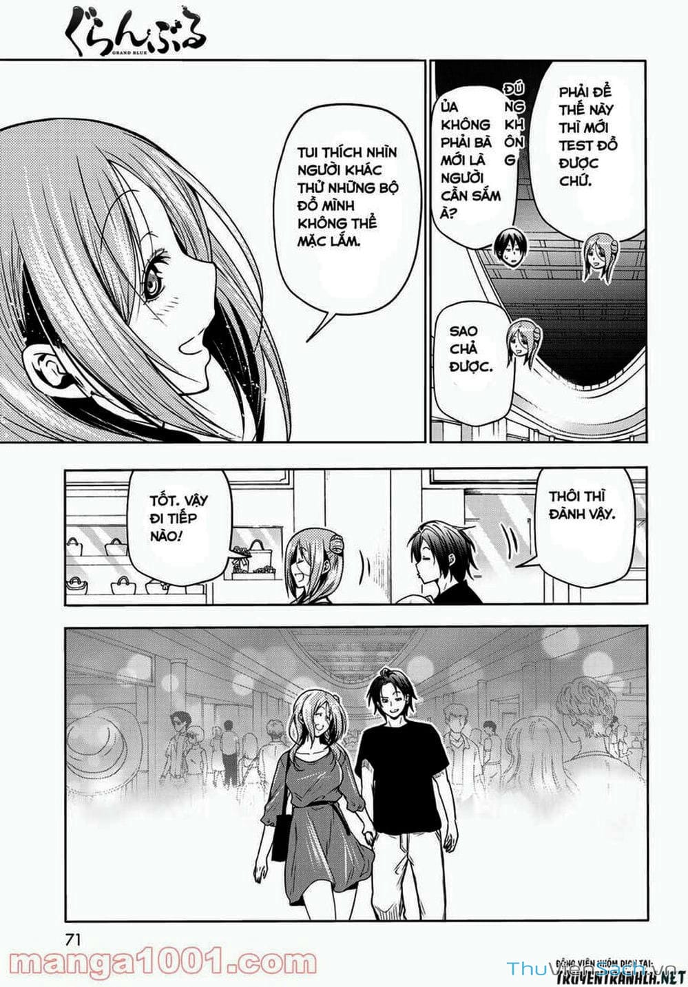 Truyện Tranh Cô Gái Thích Lặn - Grand Blue trang 3