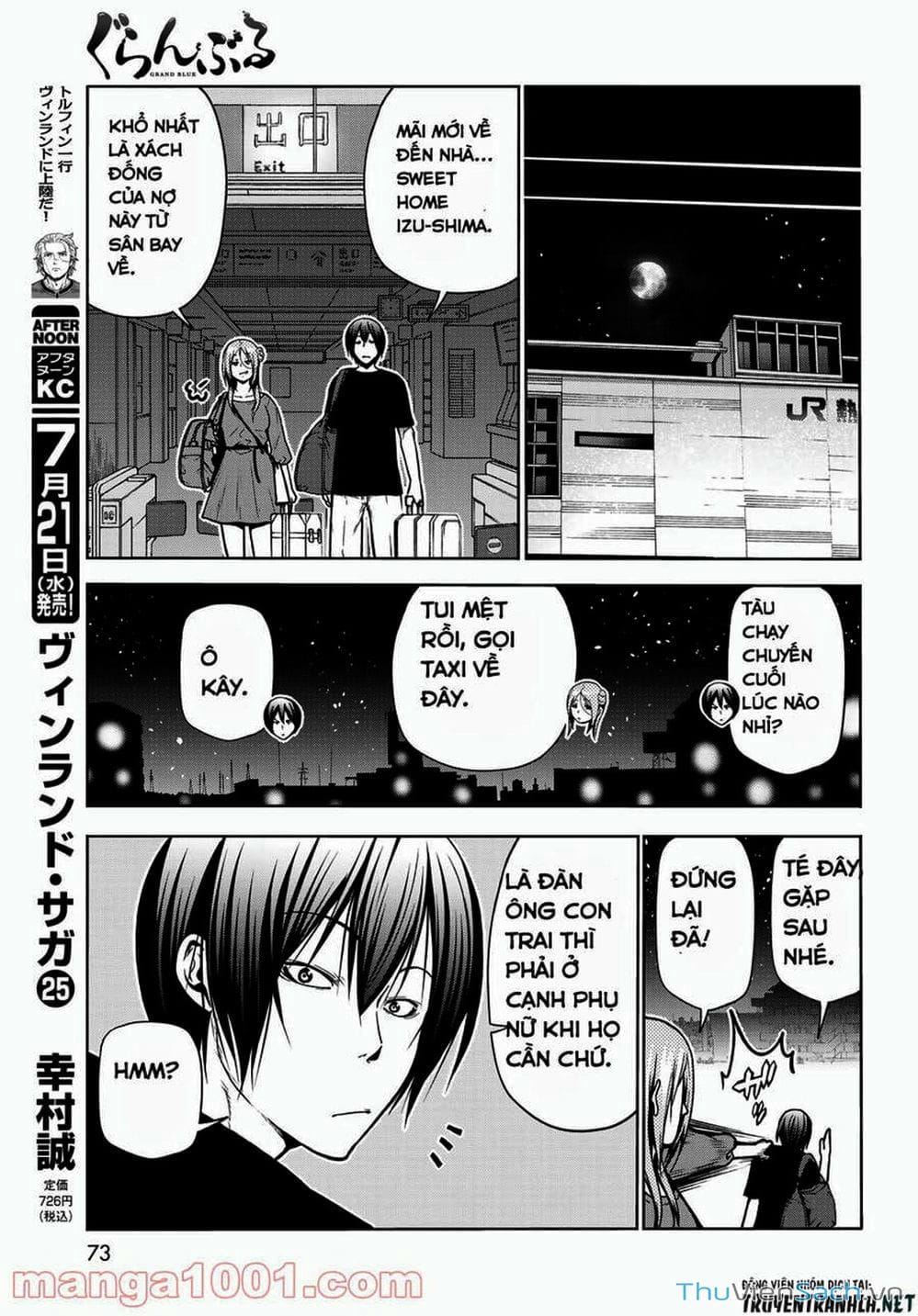 Truyện Tranh Cô Gái Thích Lặn - Grand Blue trang 3