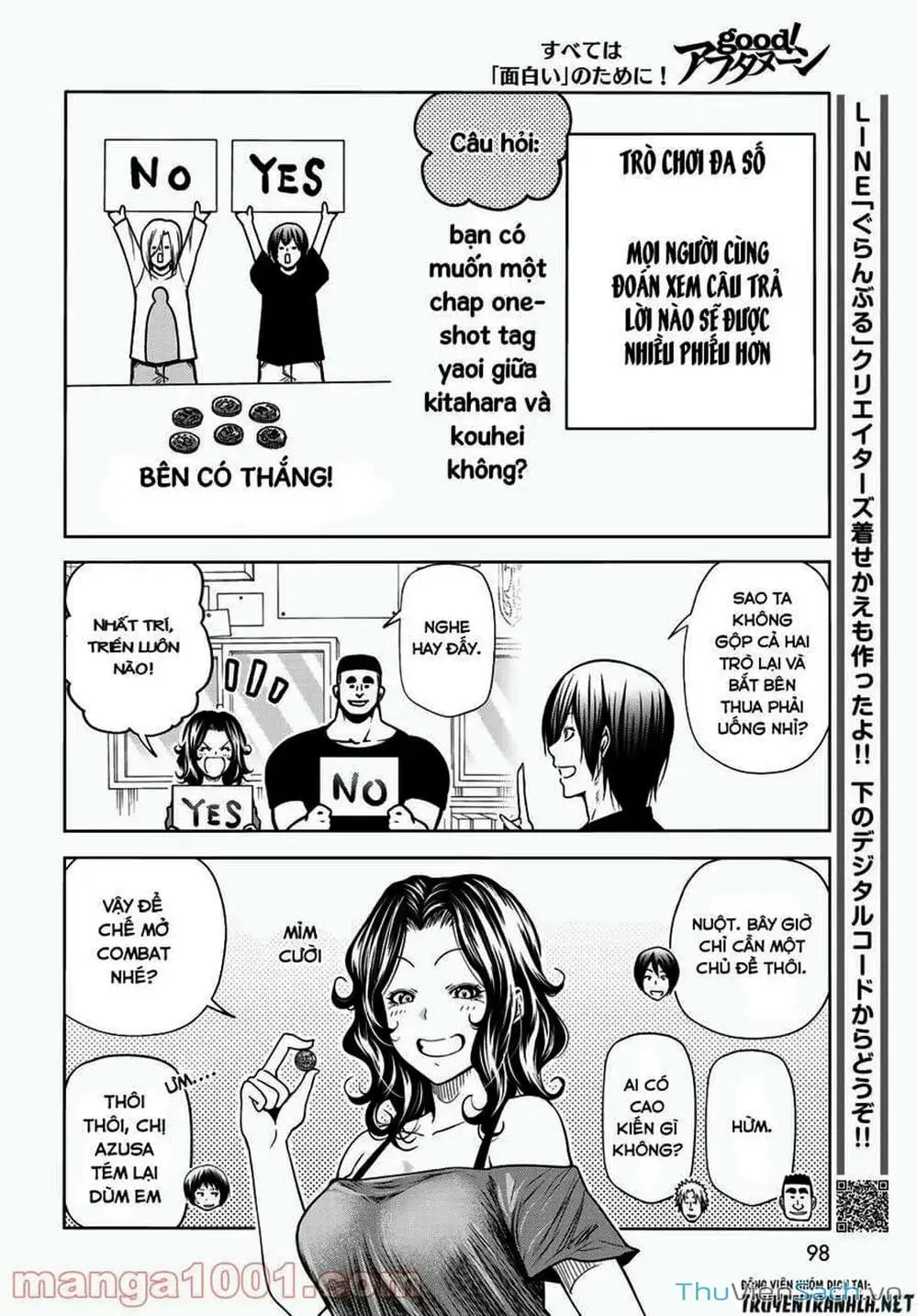 Truyện Tranh Cô Gái Thích Lặn - Grand Blue trang 3