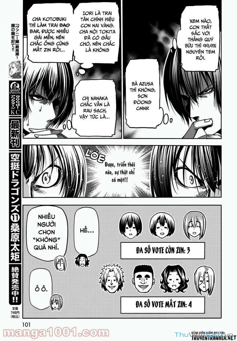 Truyện Tranh Cô Gái Thích Lặn - Grand Blue trang 3