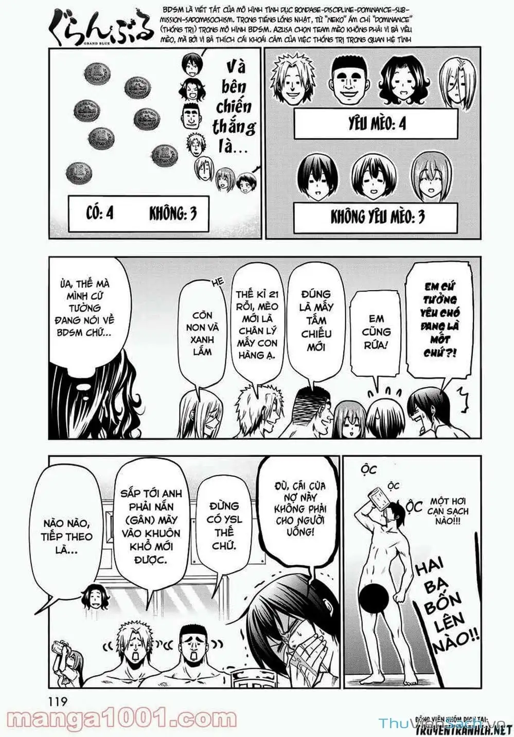 Truyện Tranh Cô Gái Thích Lặn - Grand Blue trang 3