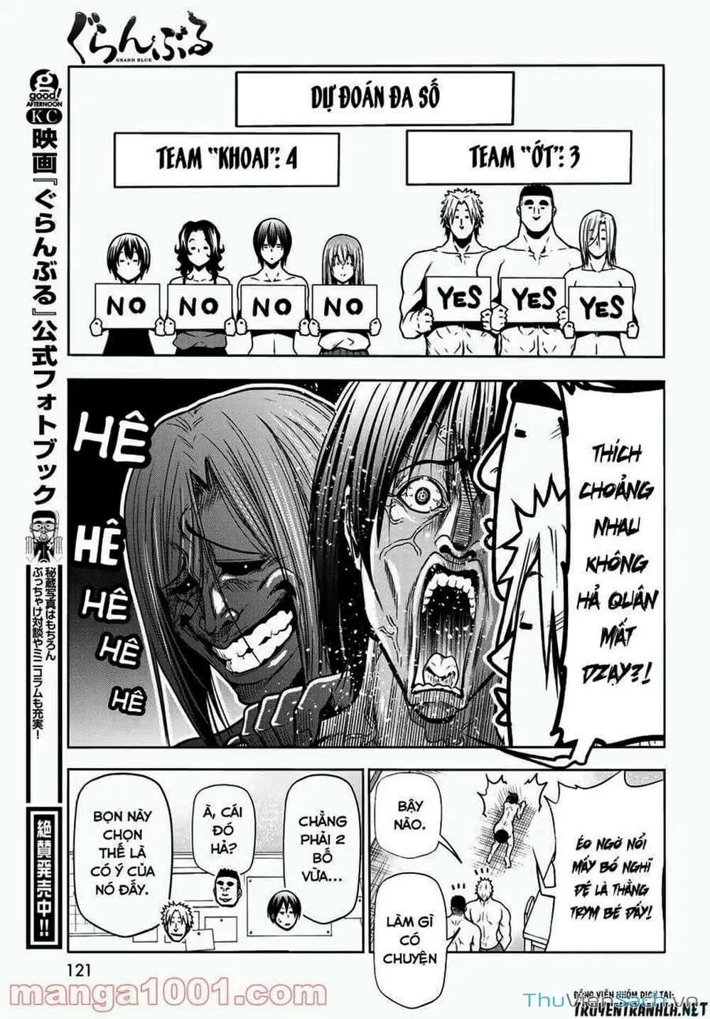 Truyện Tranh Cô Gái Thích Lặn - Grand Blue trang 3