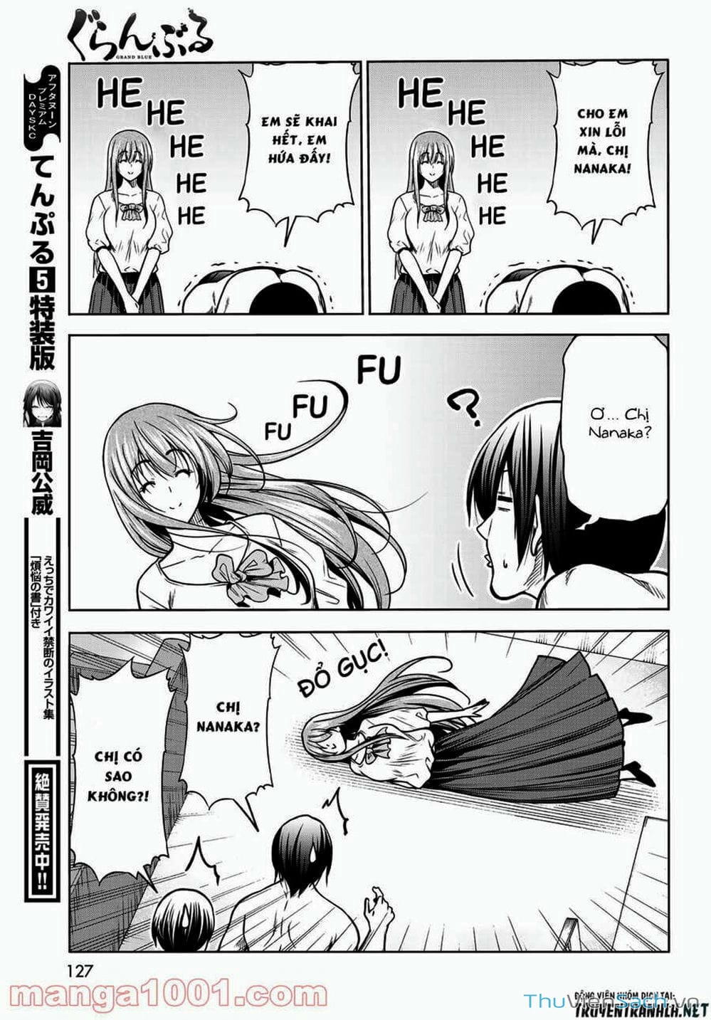 Truyện Tranh Cô Gái Thích Lặn - Grand Blue trang 3