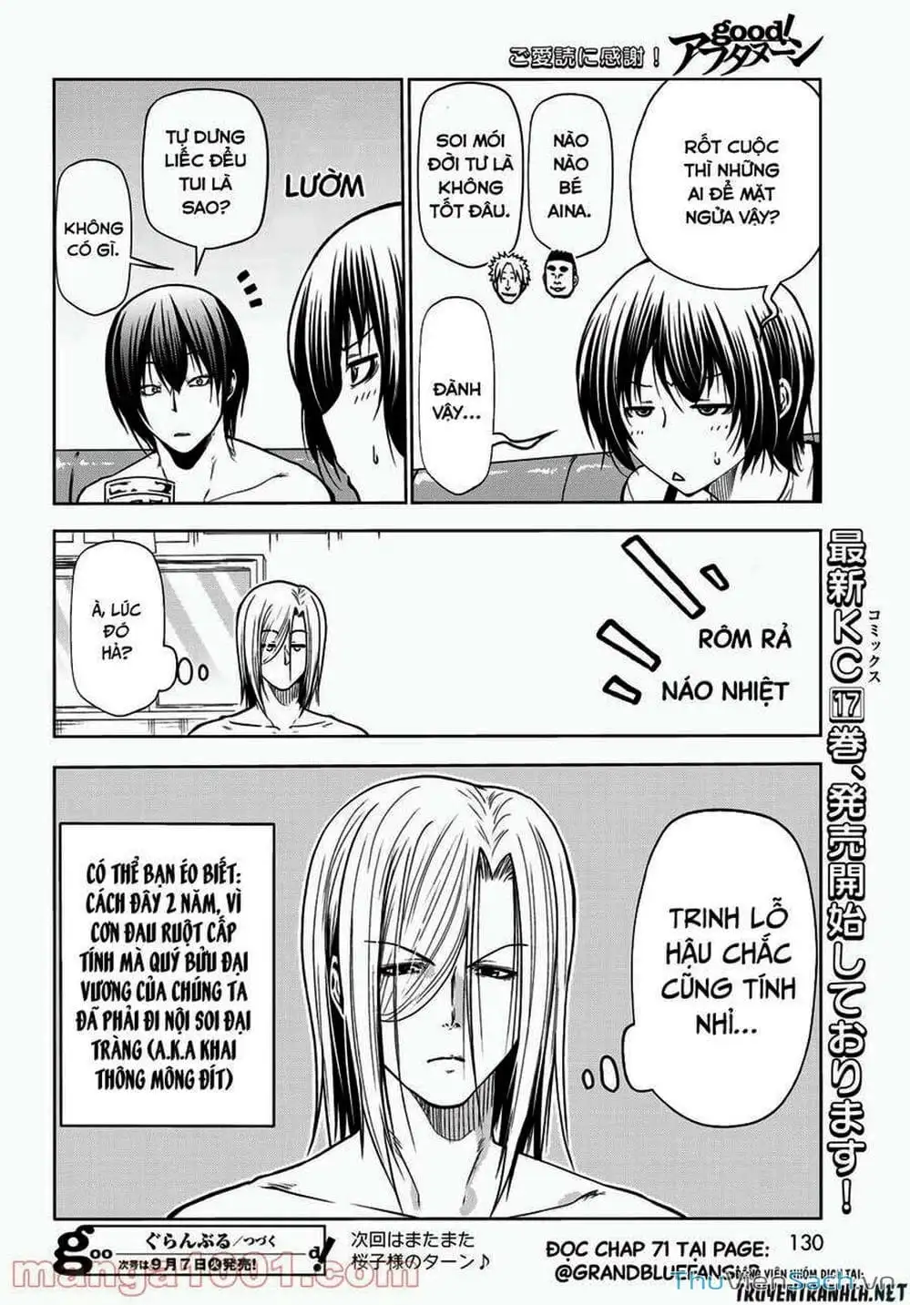 Truyện Tranh Cô Gái Thích Lặn - Grand Blue trang 3