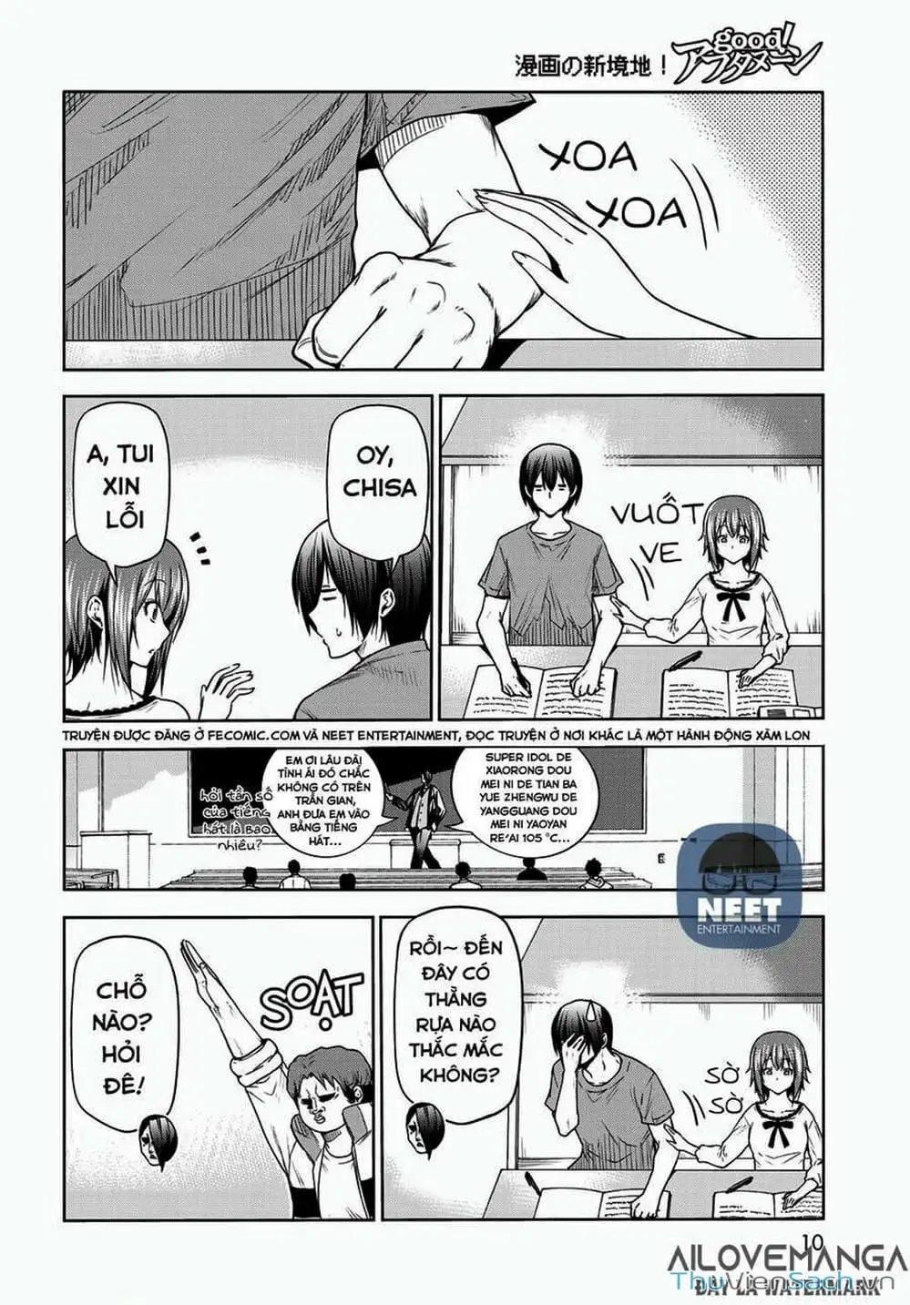 Truyện Tranh Cô Gái Thích Lặn - Grand Blue trang 3