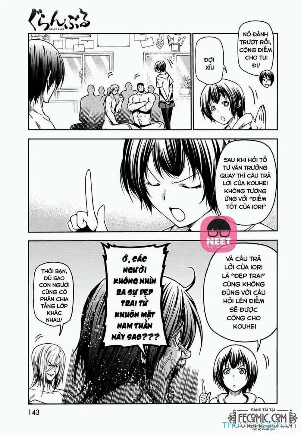 Truyện Tranh Cô Gái Thích Lặn - Grand Blue trang 3