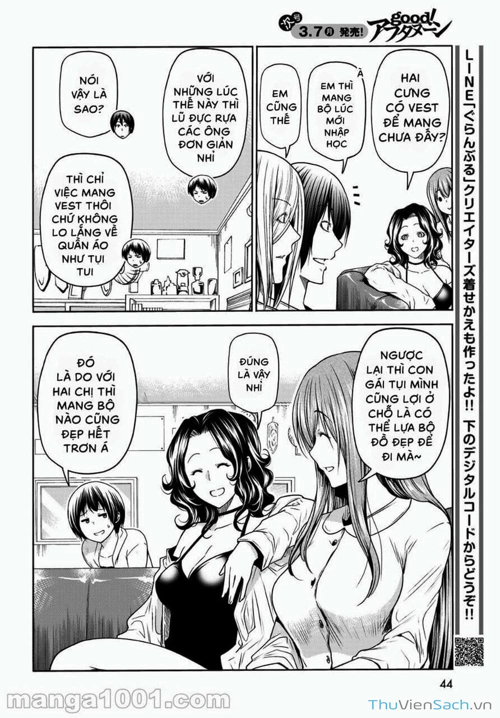 Truyện Tranh Cô Gái Thích Lặn - Grand Blue trang 3