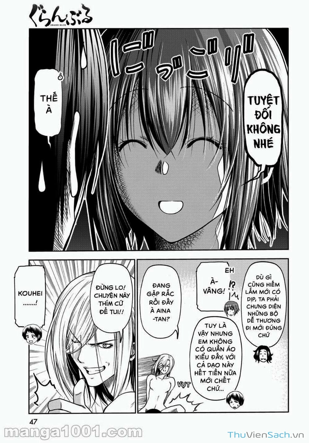 Truyện Tranh Cô Gái Thích Lặn - Grand Blue trang 3