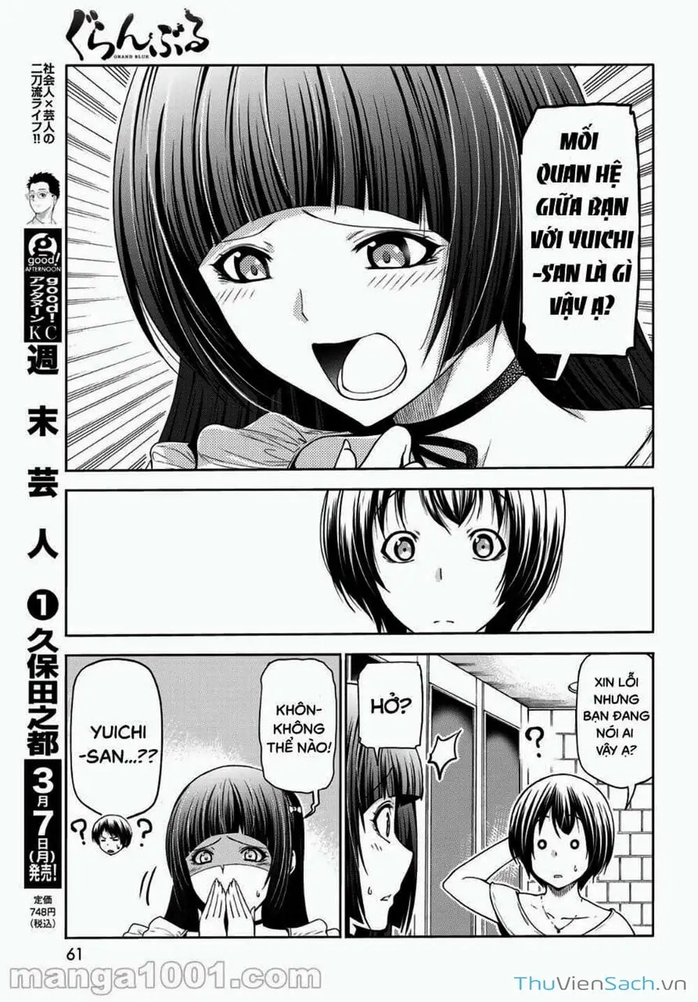 Truyện Tranh Cô Gái Thích Lặn - Grand Blue trang 3