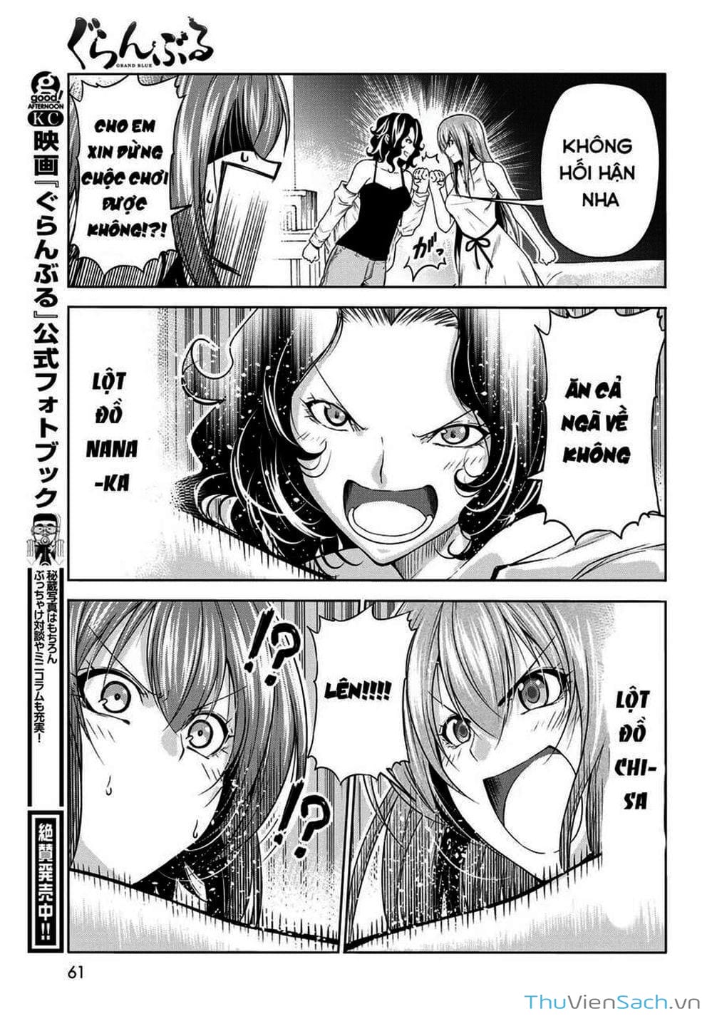 Truyện Tranh Cô Gái Thích Lặn - Grand Blue trang 3