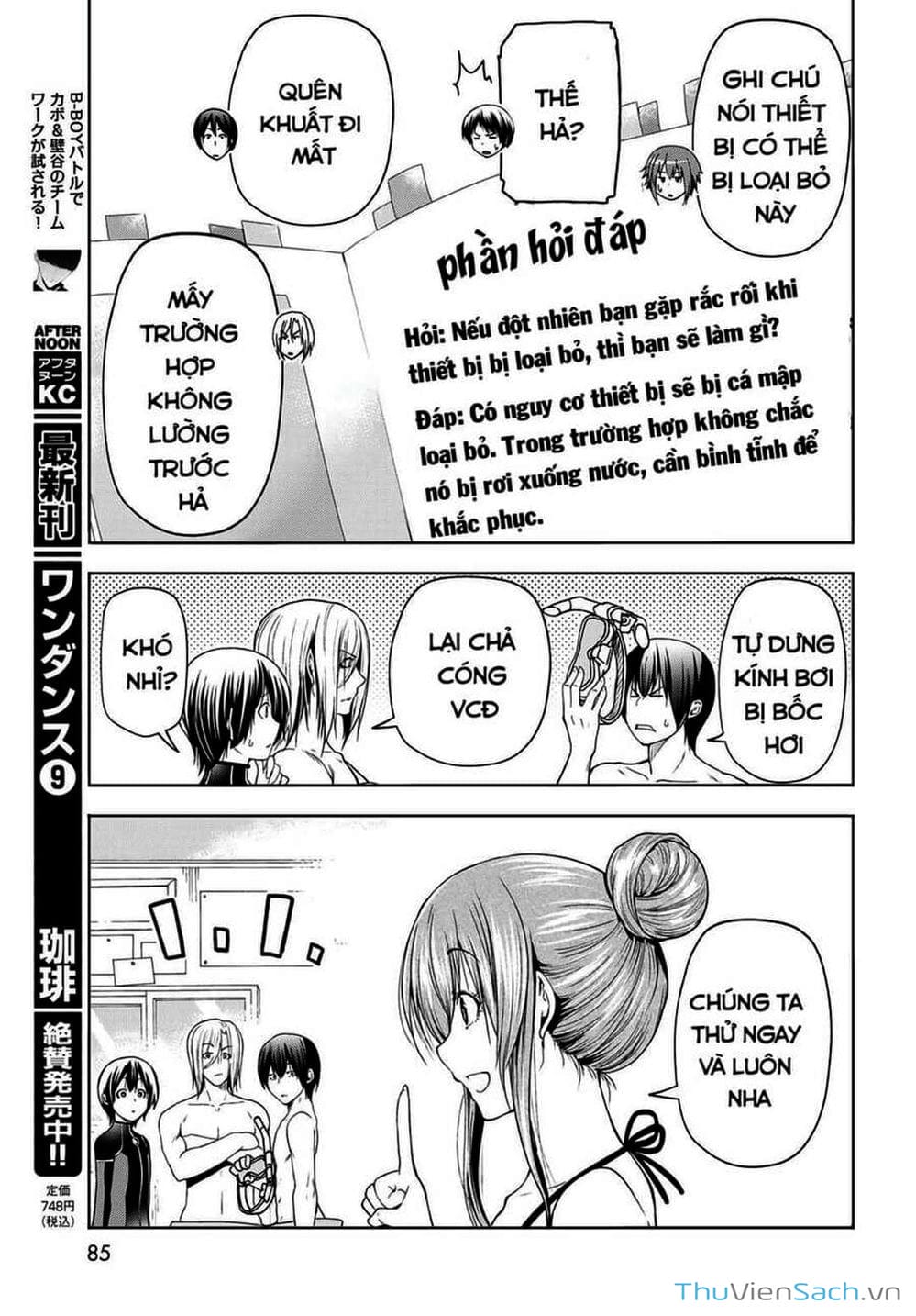 Truyện Tranh Cô Gái Thích Lặn - Grand Blue trang 3