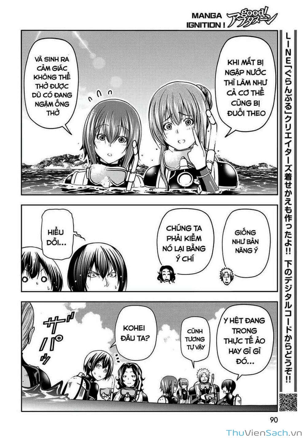 Truyện Tranh Cô Gái Thích Lặn - Grand Blue trang 3