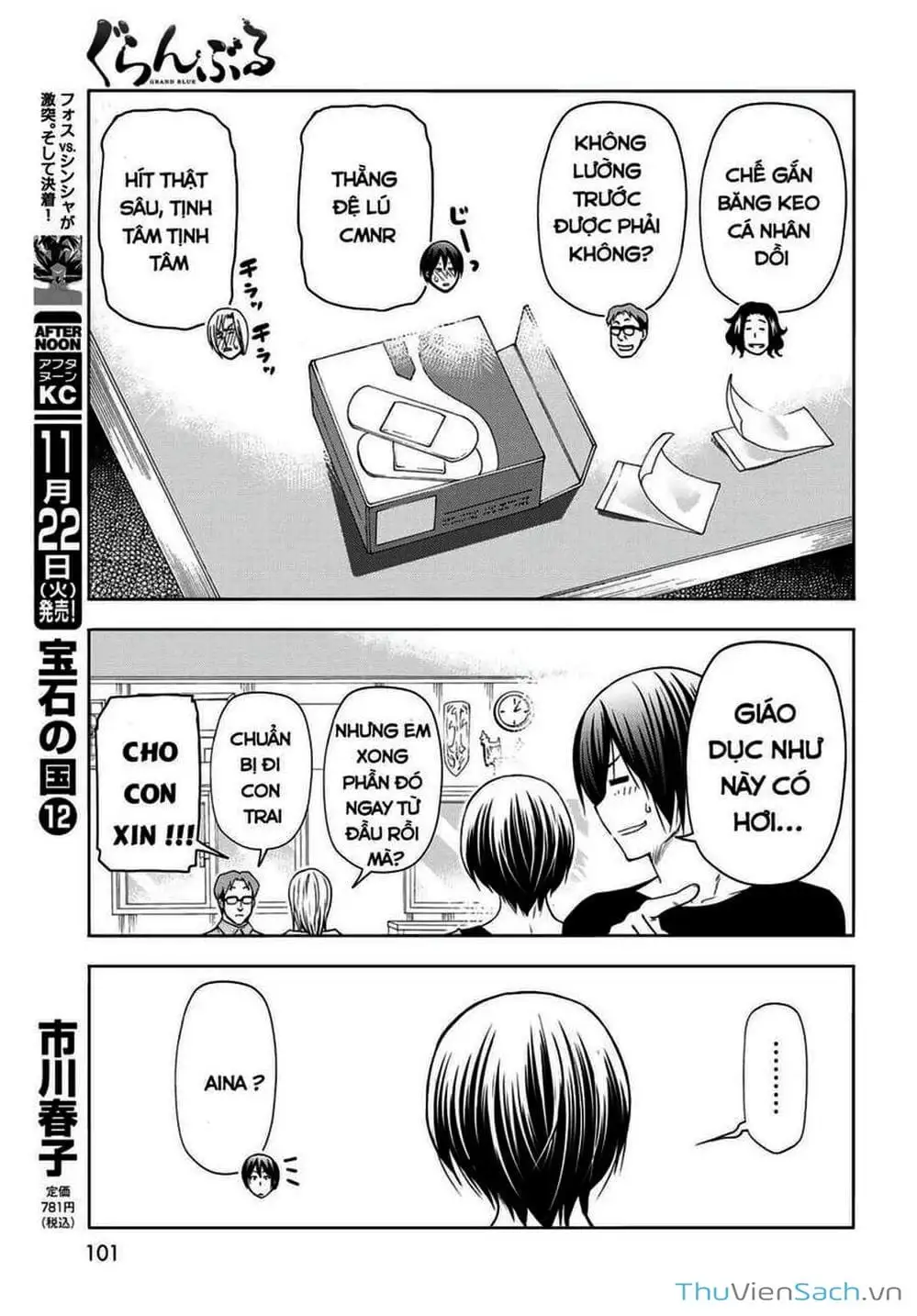 Truyện Tranh Cô Gái Thích Lặn - Grand Blue trang 3