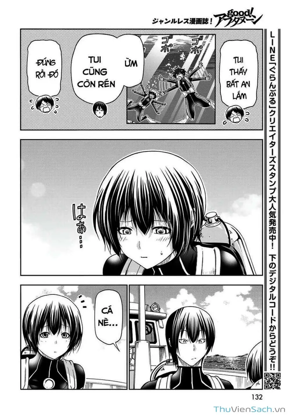 Truyện Tranh Cô Gái Thích Lặn - Grand Blue trang 3