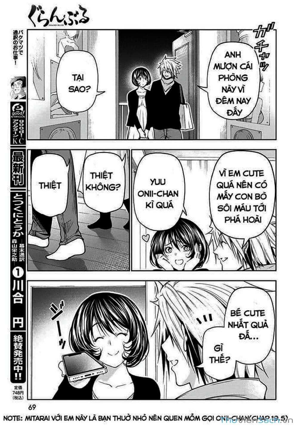 Truyện Tranh Cô Gái Thích Lặn - Grand Blue trang 3