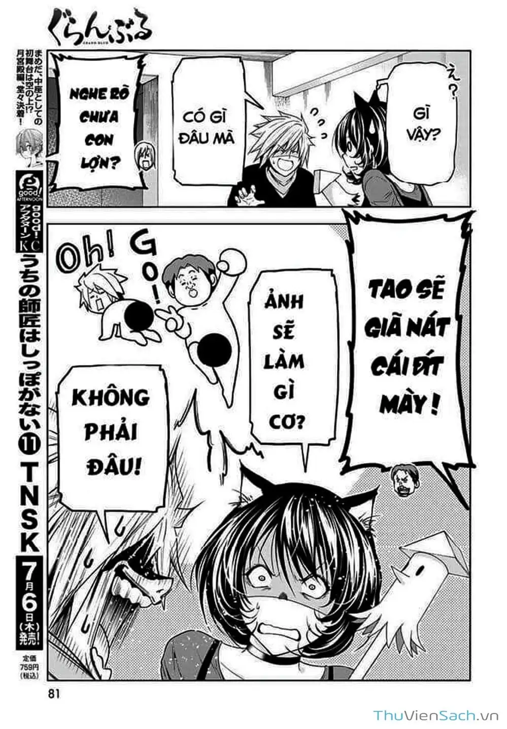 Truyện Tranh Cô Gái Thích Lặn - Grand Blue trang 3