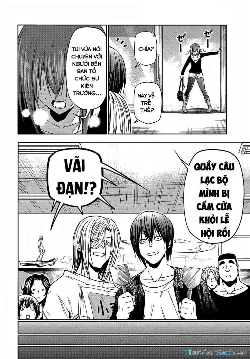 Truyện Tranh Cô Gái Thích Lặn - Grand Blue trang 3