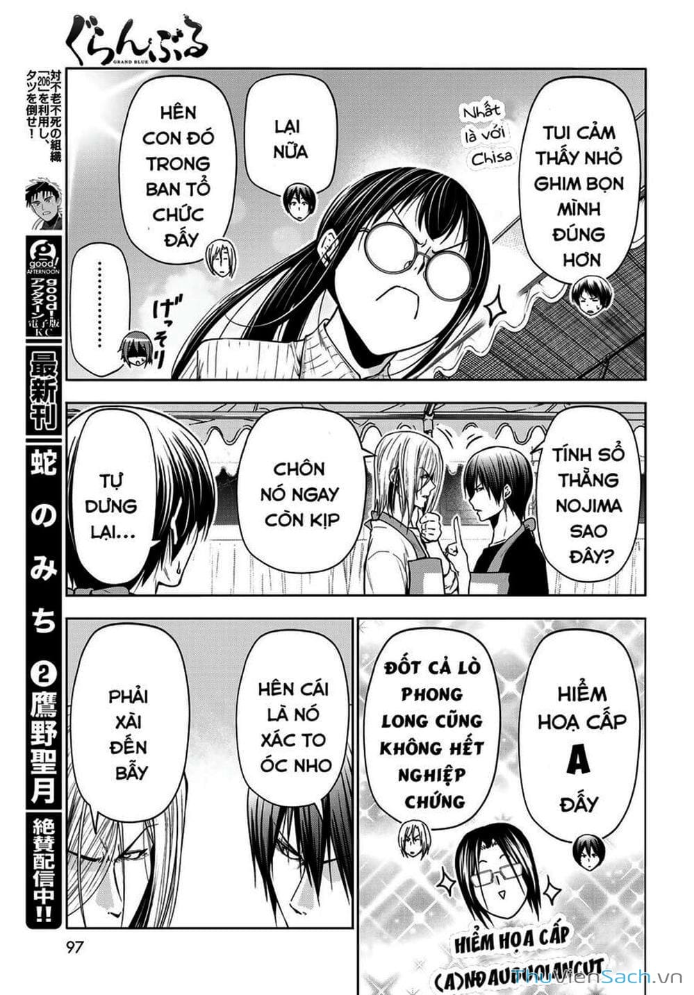 Truyện Tranh Cô Gái Thích Lặn - Grand Blue trang 3