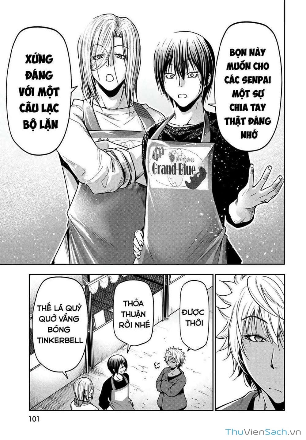 Truyện Tranh Cô Gái Thích Lặn - Grand Blue trang 3