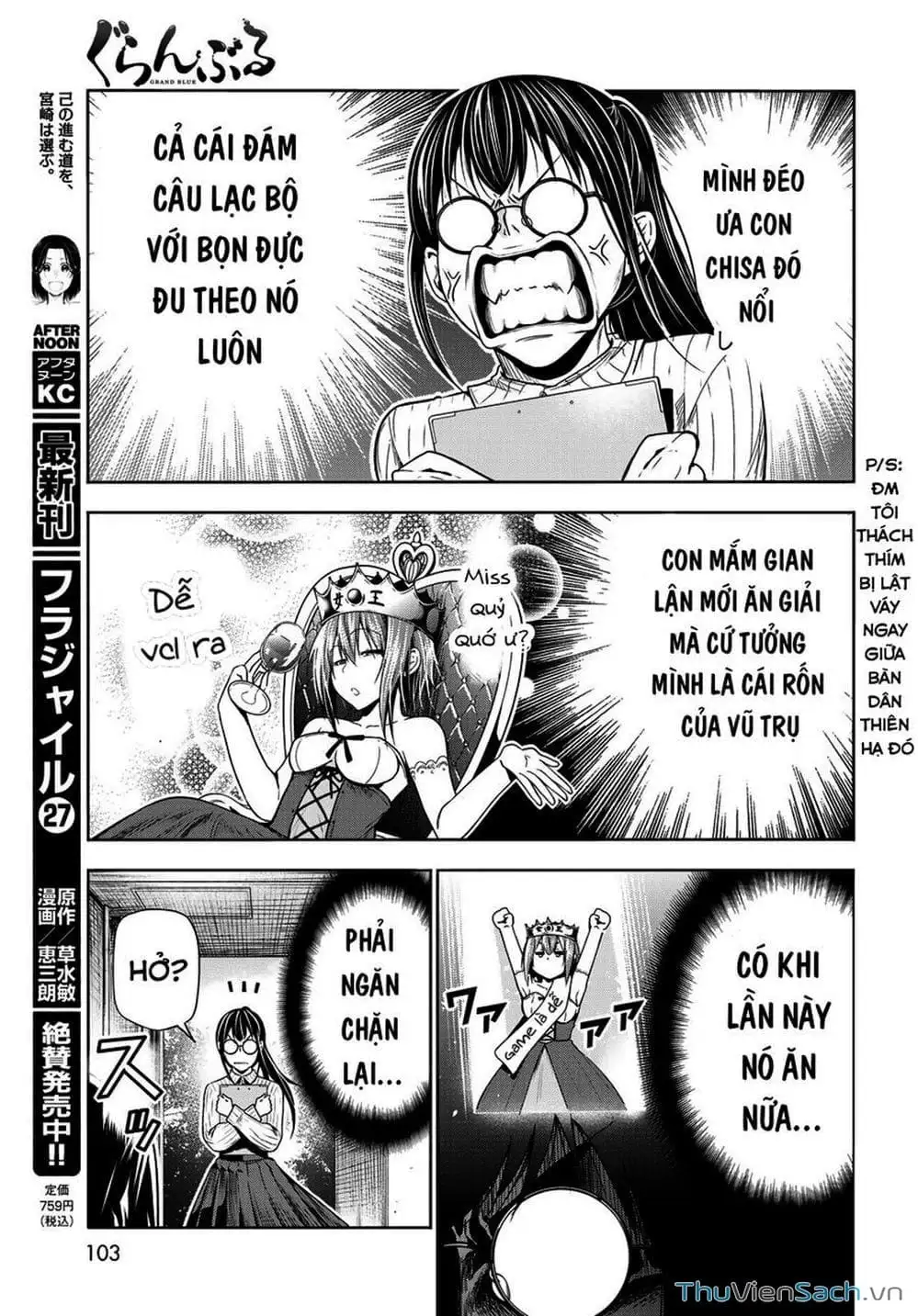 Truyện Tranh Cô Gái Thích Lặn - Grand Blue trang 3