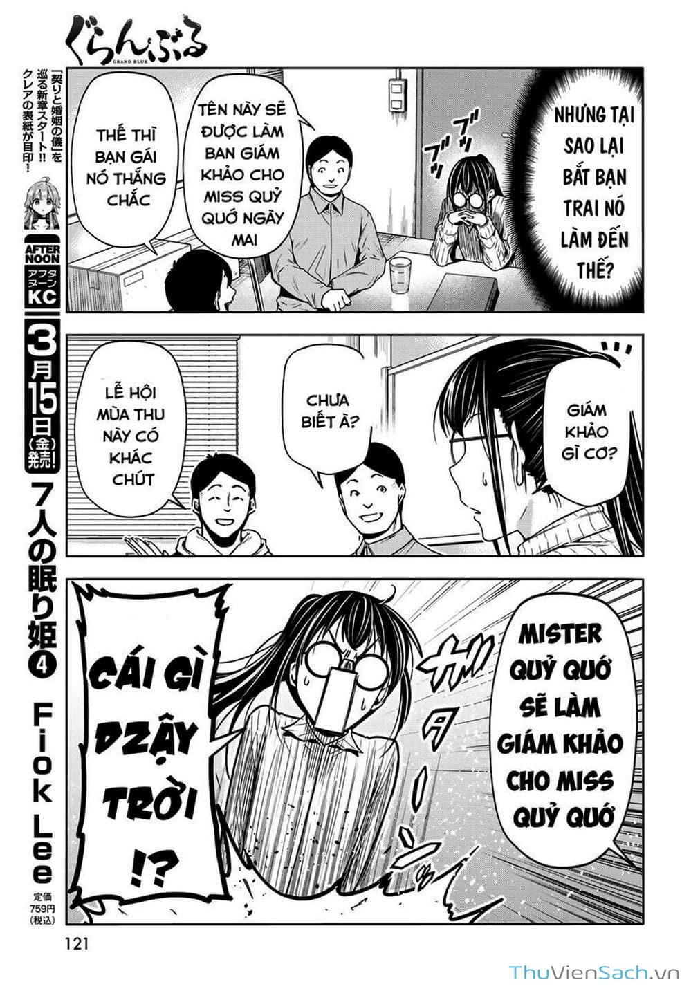 Truyện Tranh Cô Gái Thích Lặn - Grand Blue trang 3