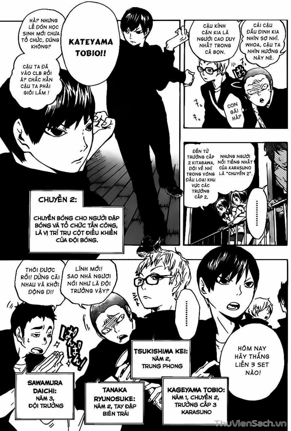 Truyện Tranh Vua Bóng Chuyền Haikyuu trang 6