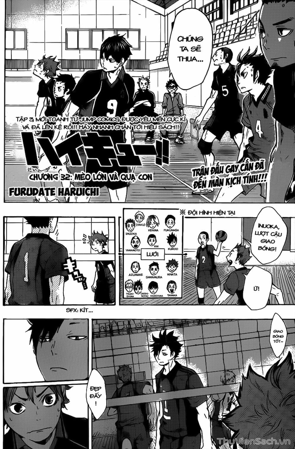Truyện Tranh Vua Bóng Chuyền Haikyuu trang 6