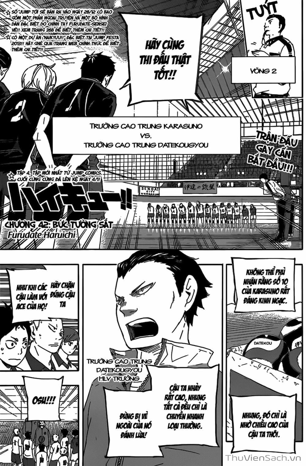 Truyện Tranh Vua Bóng Chuyền Haikyuu trang 6