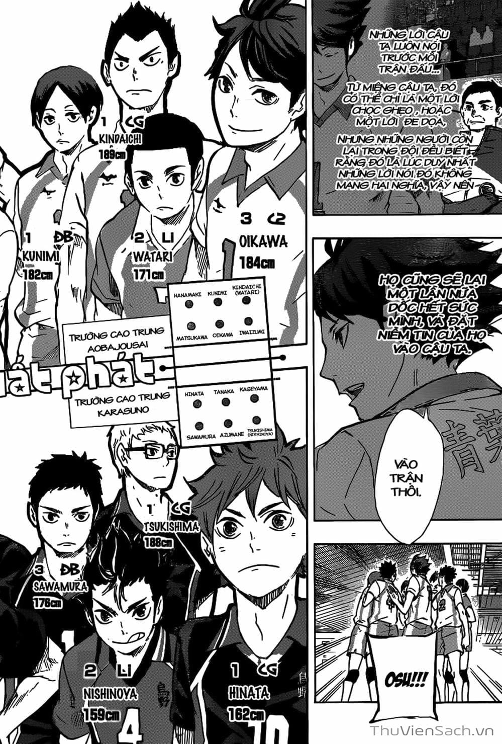 Truyện Tranh Vua Bóng Chuyền Haikyuu trang 6