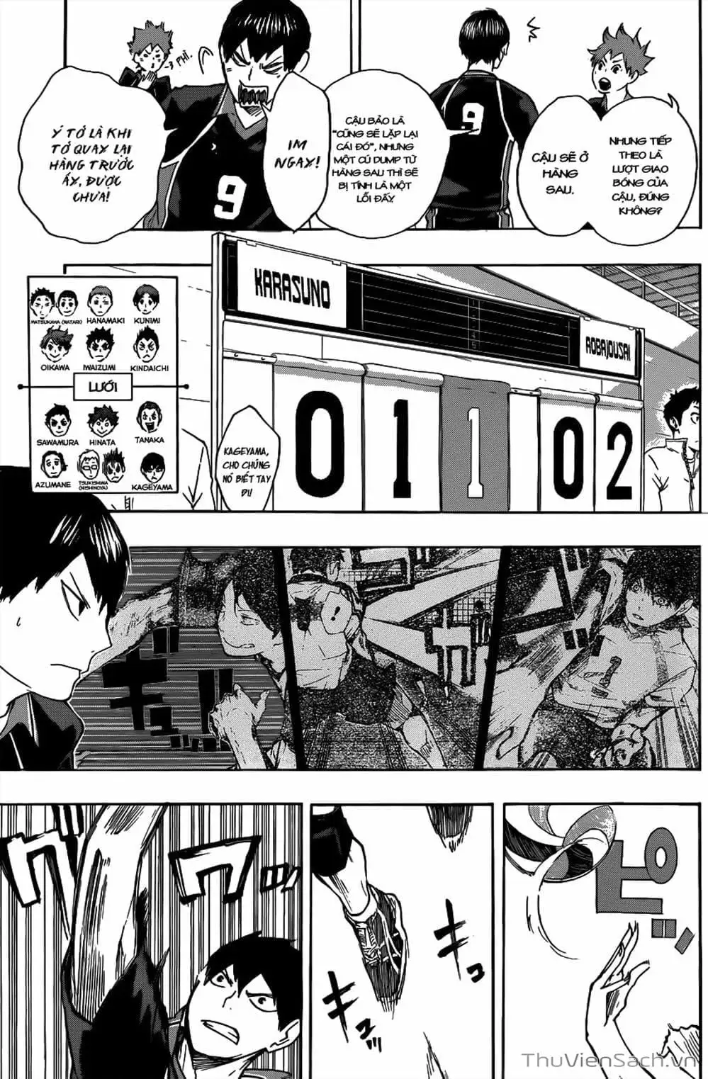 Truyện Tranh Vua Bóng Chuyền Haikyuu trang 6