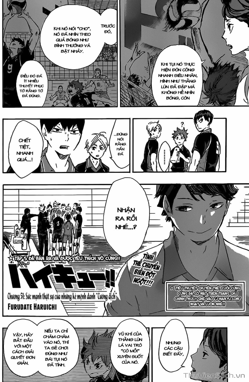Truyện Tranh Vua Bóng Chuyền Haikyuu trang 6
