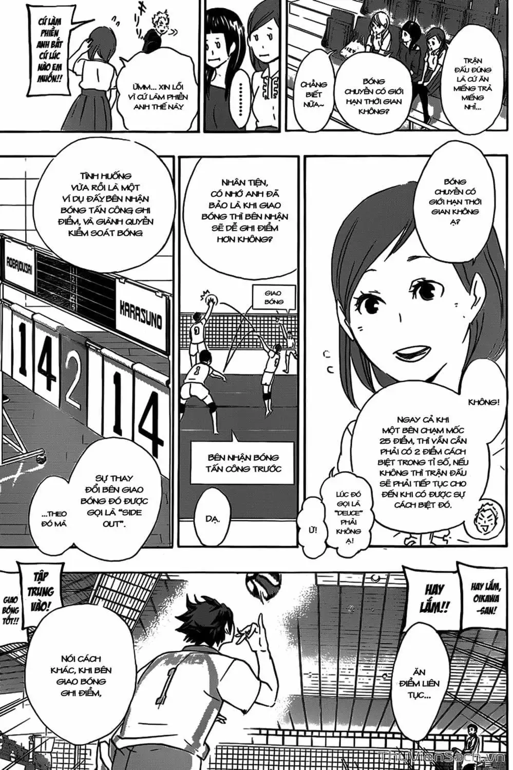Truyện Tranh Vua Bóng Chuyền Haikyuu trang 6