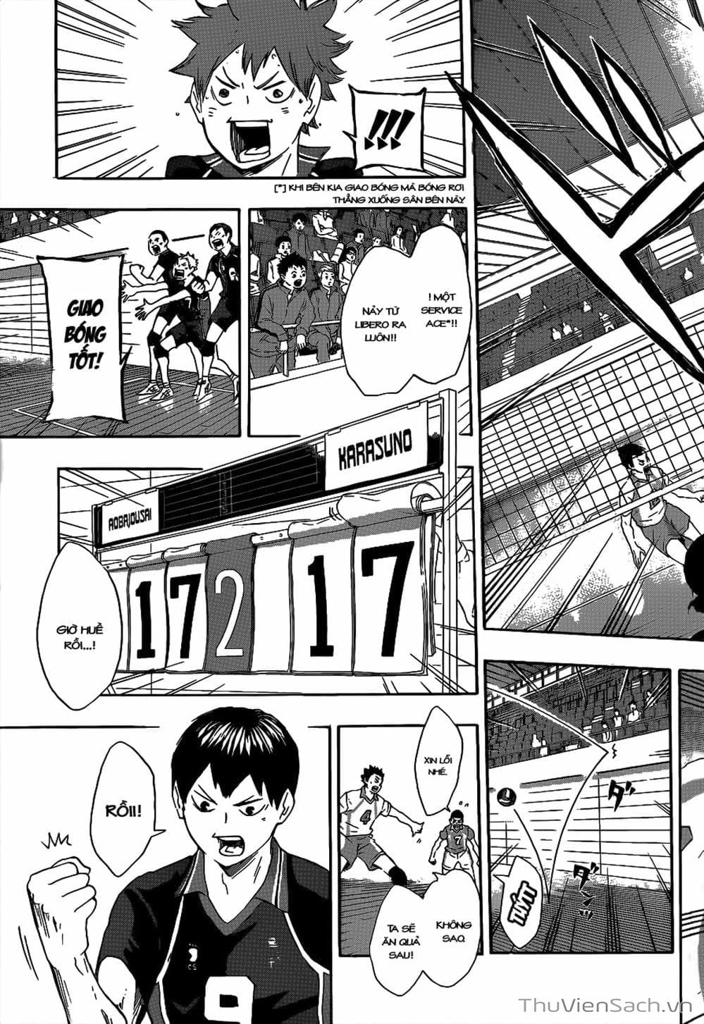 Truyện Tranh Vua Bóng Chuyền Haikyuu trang 6