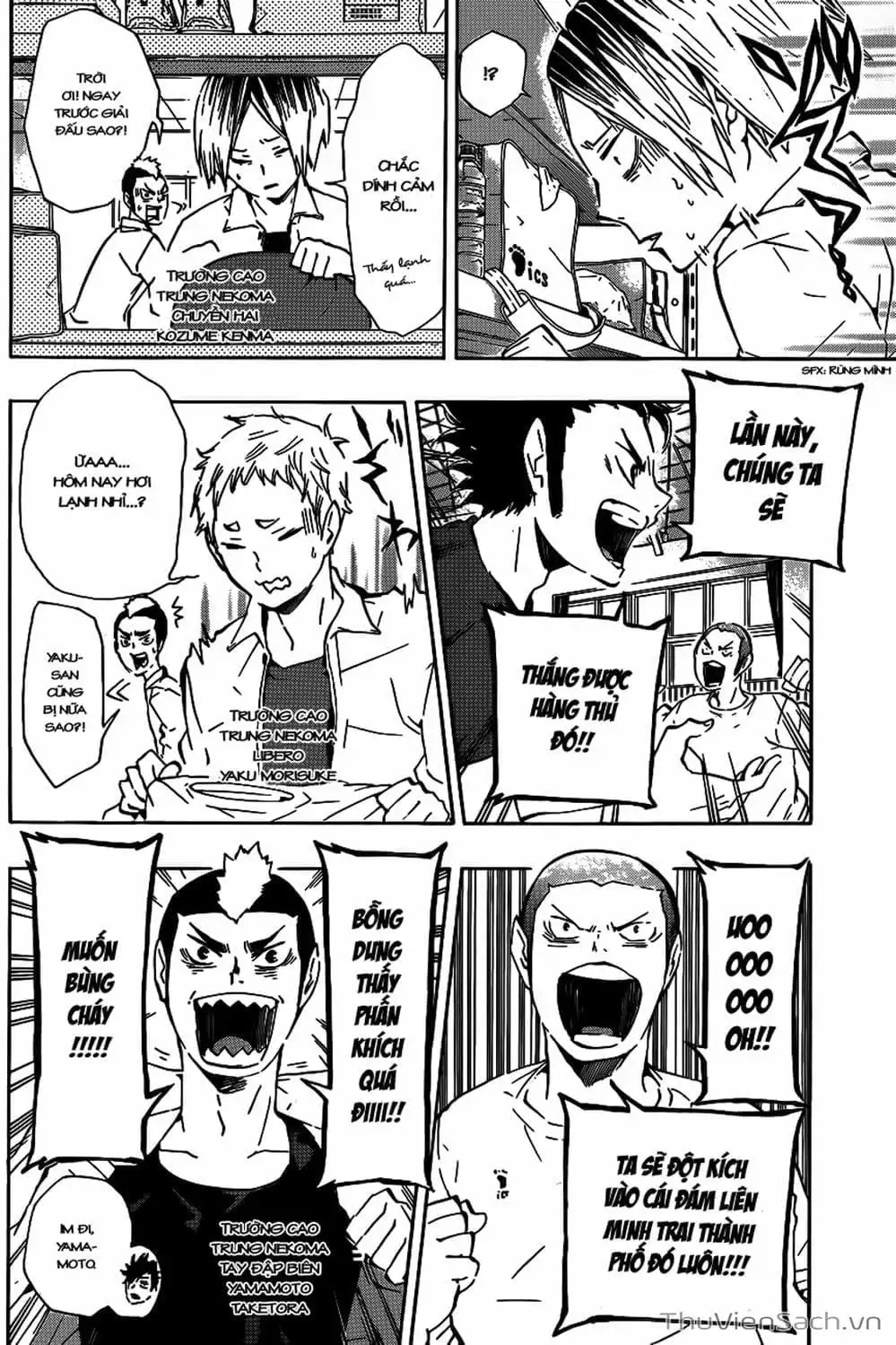 Truyện Tranh Vua Bóng Chuyền Haikyuu trang 6